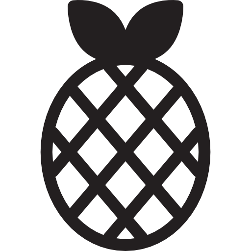 Pineapple with leeves